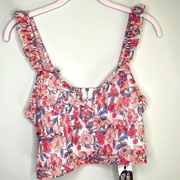 NWT Kendall and Kylie Corsage Cami Crop Top Size XL - Picture 10 of 10